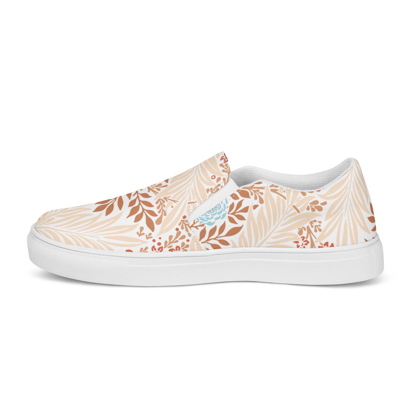 William Morris print women’s slip-on canvas sneakers