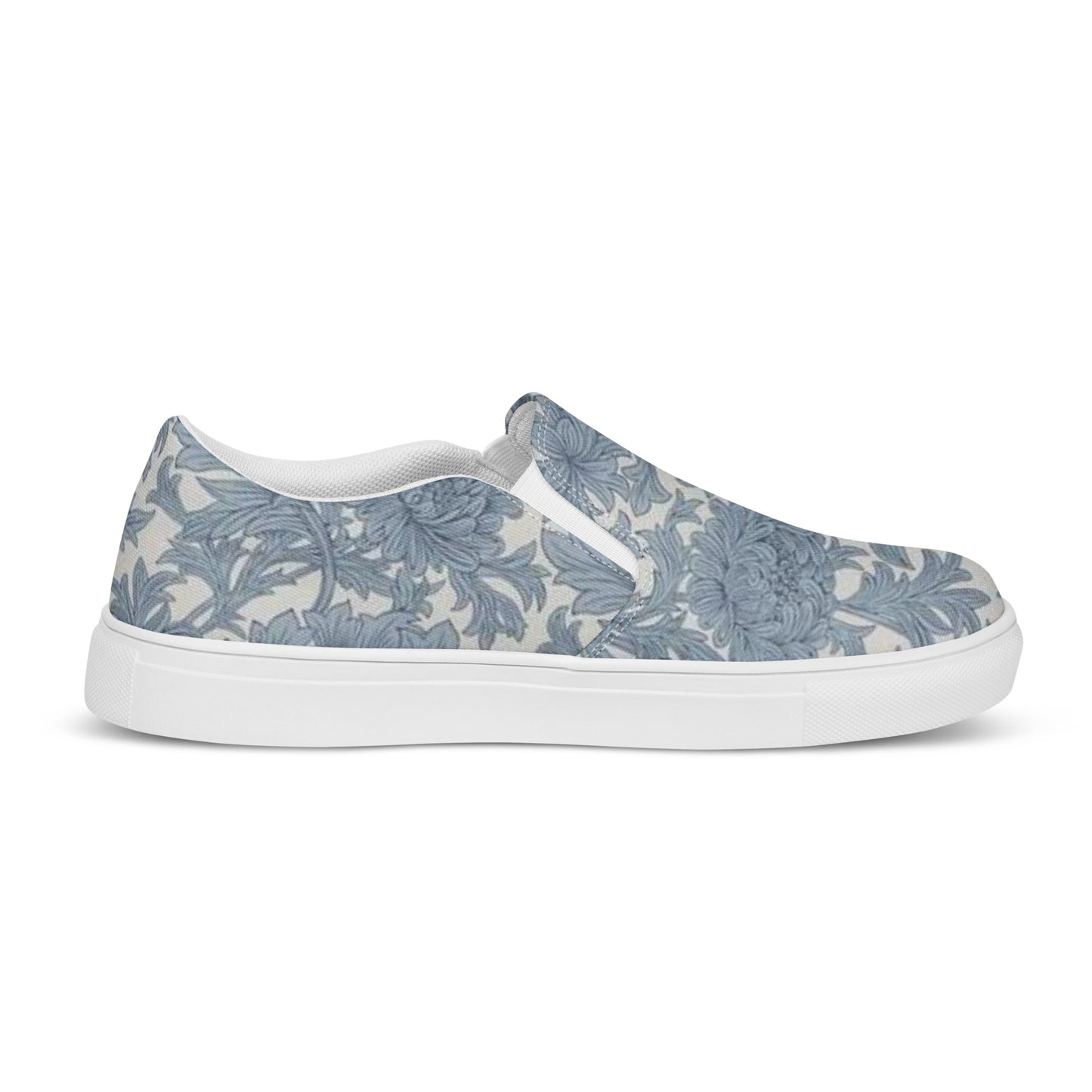 William Morris print women’s slip-on canvas sneakers