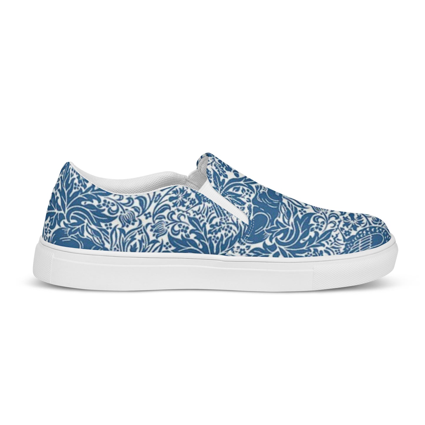 William Morris print women’s slip-on canvas sneakers