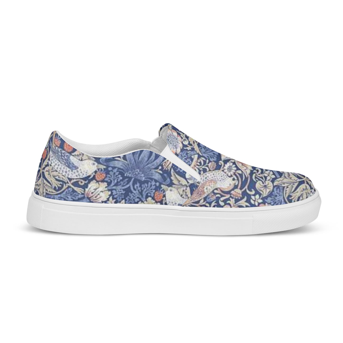 William Morris print women’s slip-on canvas sneakers